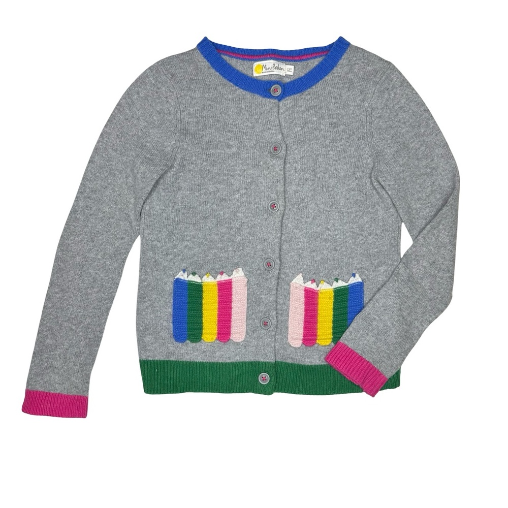 Mini Boden Pencil‎ Pocket Cardigan